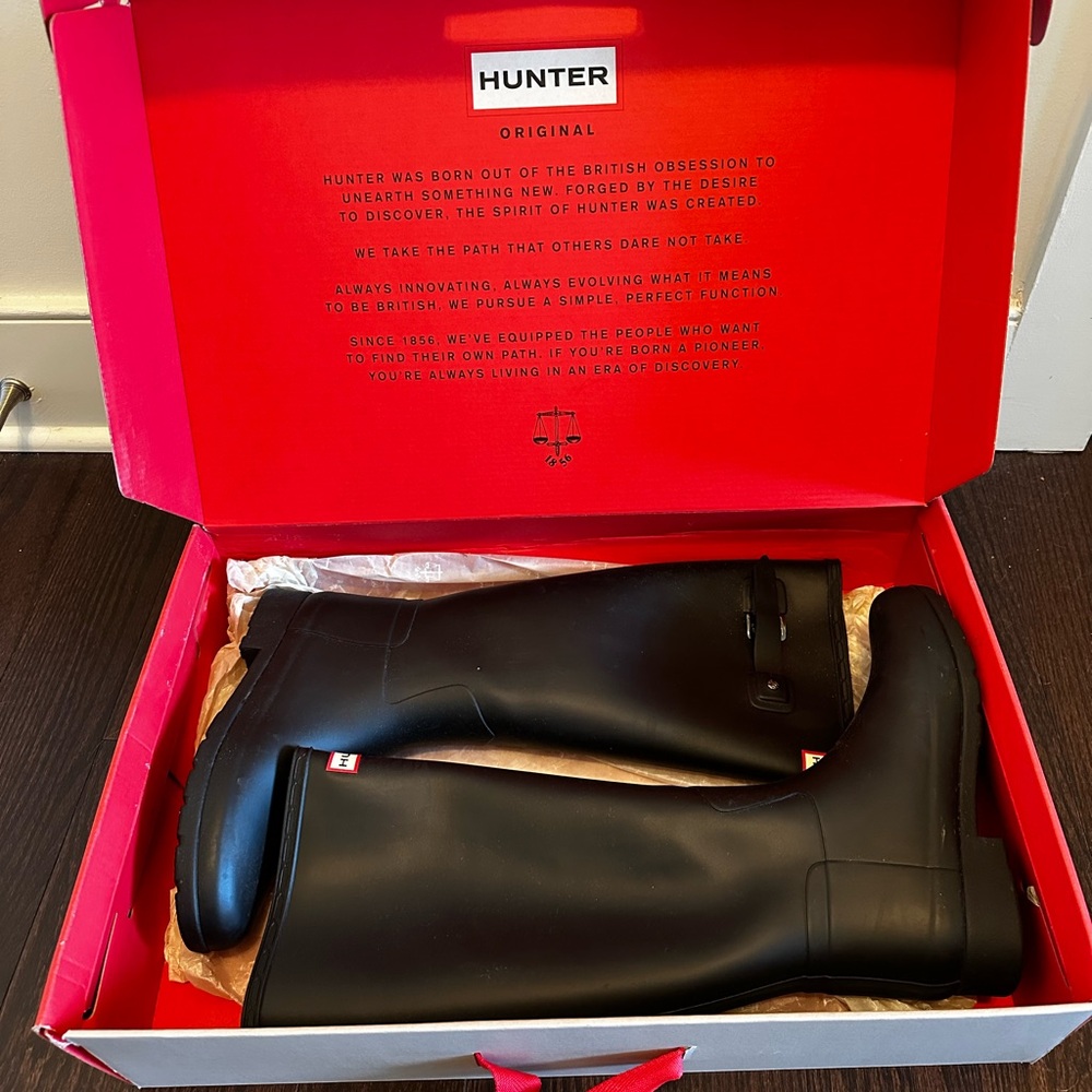 Hunter Classic Black Tall Boots